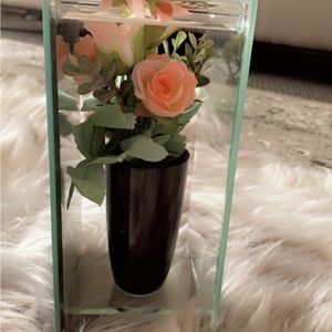 Flower glass vase